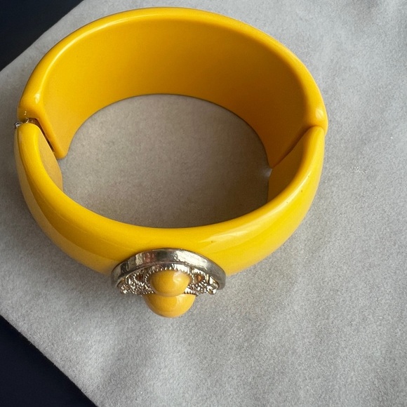 Yellow and Silver Women's Bracelet - Picture 4 of 7